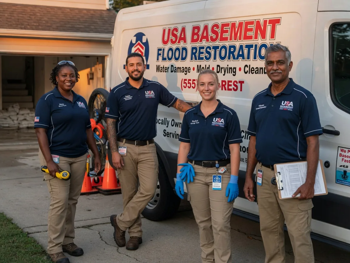Basement Flood Cleanup company in New Athens, IL
